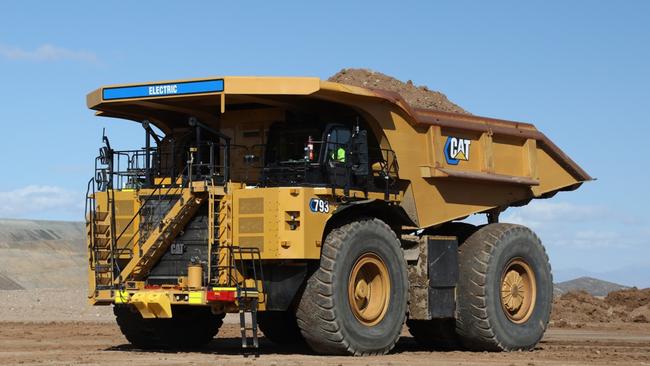 BHP is moving to convert its haul truck fleets to electric power. Picture: Supplied