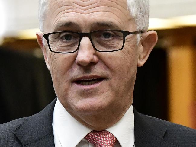 Former prime minister Malcolm Turnbull has said the minister should “out himself”. Picture: AAP Image/Bianca De Marchi.