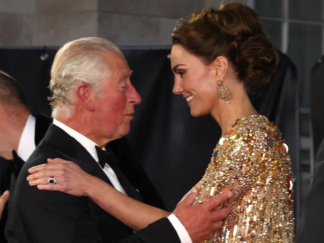 The King and rincess of Wales had a heart-to-heart before she announced her cancer news. Picture: Chris Jackson/Pool/AFP