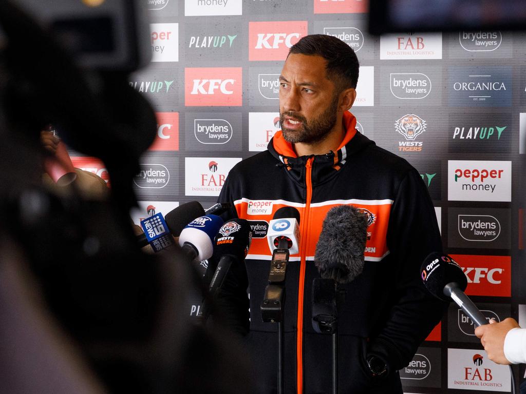 Benji Marshall has opened up on his expectations for the Tigers in 2024. Picture: Max Mason-Hubers