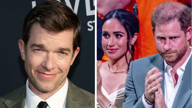 John Mulaney roasted Harry and Meghan at his Netflix event.