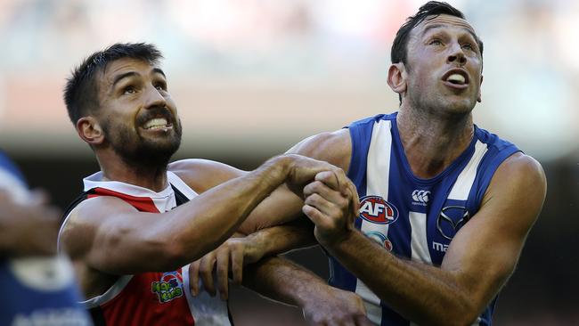 St Kilda replaced Western Bulldogs for Good Friday footy in 2018. Picture: Michael Klein