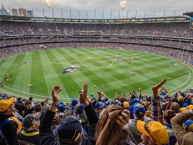 The AFL listened to fans and reinstated an afternoon kickoff for the Grand Final. Picture: Jason Edwards