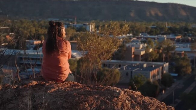 Senator Jacinta Price in Alice Springs for the the 'No' campaign ad by Fair Australia.