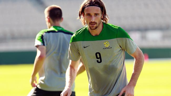 Australia's World Cup squad training at Oki Jubilee Stadium in Kogarah.