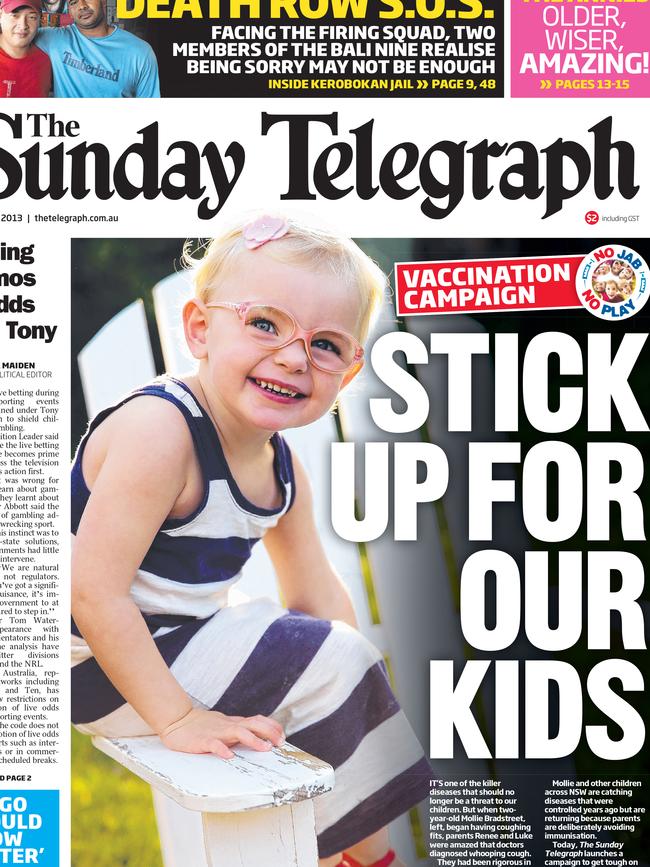 The Sunday Telegraph’s campaign launched in 2013.