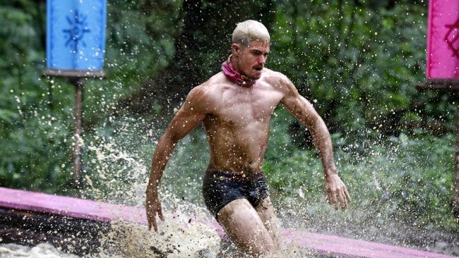 Grayson Waller - aka Matthew Farrelly - previous caused a stir as a contestant on Australian Survivor. Picture: Channel Ten