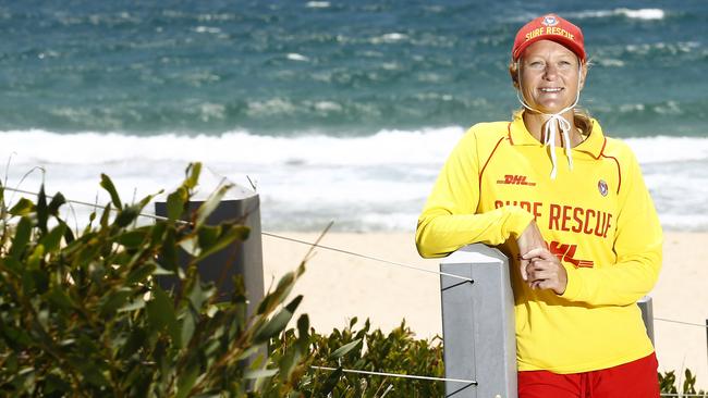 Nixy Krite from maroubra Surf Life Saving Club participated in the Beach to Bush program, travelling to the Albury region to teach surf life saving. Picture: John Appleyard