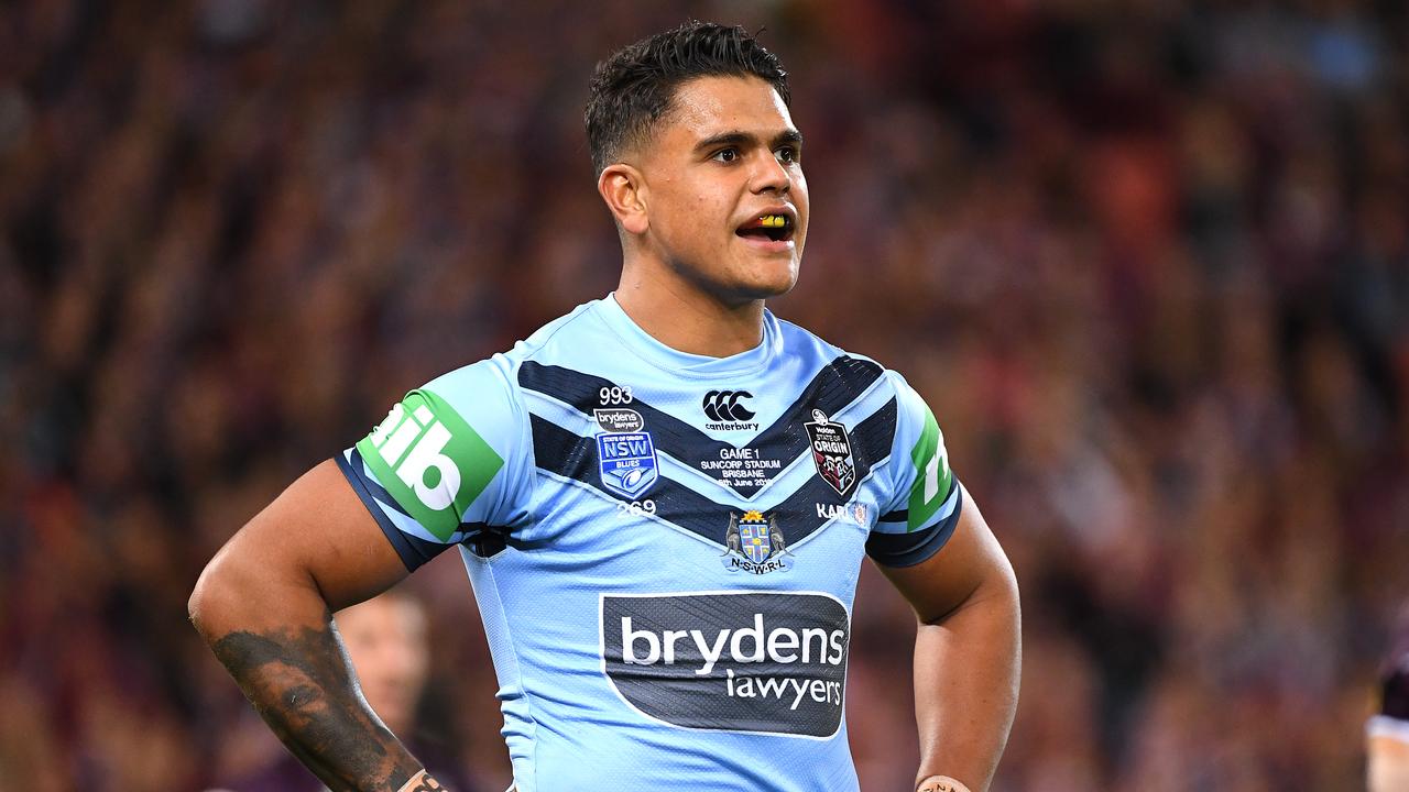 Latrell Mitchell has gone home to Taree following Origin I.