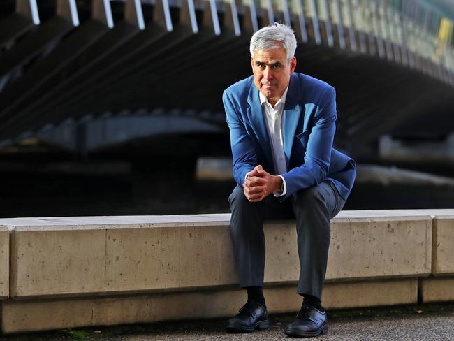 Professor Jonathan Haidt has been instrumental in pushing for age limits on social media. Picture: Aaron Francis/The Australian