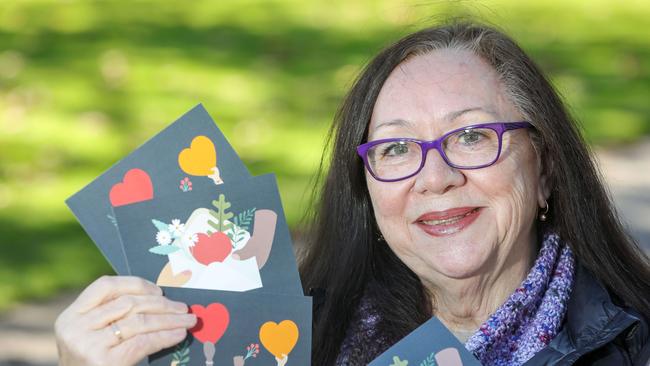 Jennifer Blackwood is embracing an initiative aimed at older South Australians, to capture their experience of COVID-19. Picture: Russell Millard