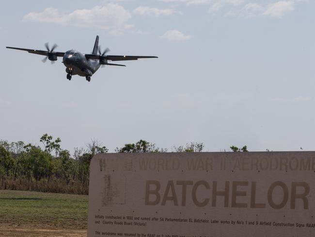 A 25-year-old pilot has had a brush with death after crashing his light plane near the Batchelor Airstrip