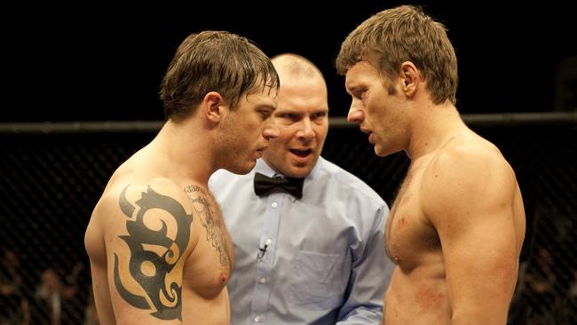 Tom Hardy and a shredded Joel Edgerton went toe-to-toe in Warrior.