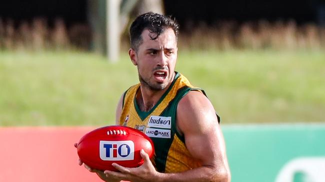 Nate Paredes was among the best for St Mary's against Southern Districts in Round 12 of the 2023-24 NTFL season. Picture: Celina Whan / AFLNT Media