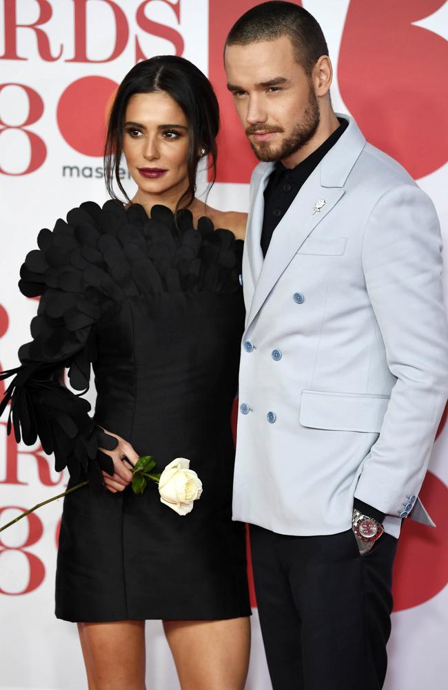 Payne with his ex, Cheryl Cole, with whom he shares six-year-old son, Bear. Picture: EPA/NEIL HALL