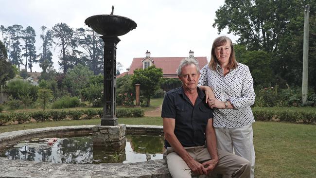 Marie Bean and partner David Hearle. Picture: LUKE BOWDEN