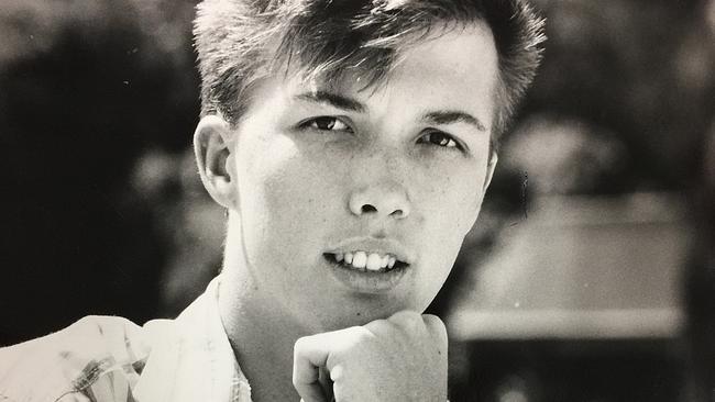 21/8/2018: A young Peter Dutton in 1989 as the Liberal candidate for the then seat of Lytton.   Copy pic Lyndon Mechielsen/The Australian