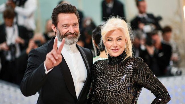 NEW YORK, NEW YORK - MAY 01: (L-R) Hugh Jackman and Deborra-Lee Furness attend The 2023 Met Gala Celebrating "Karl Lagerfeld: A Line Of Beauty" at The Metropolitan Museum of Art on May 01, 2023 in New York City. (Photo by Dimitrios Kambouris/Getty Images for The Met Museum/Vogue)