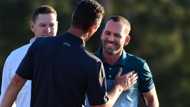 Justin Rose and Sergio Garcia.