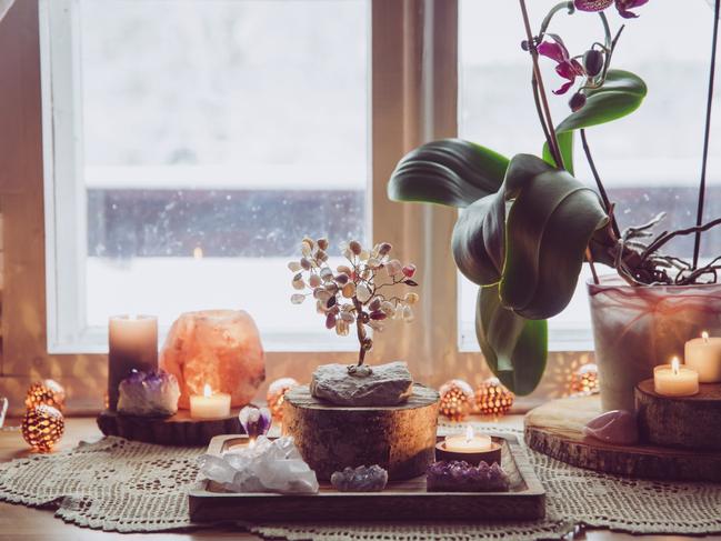 A home altar can help remind us to be calm.