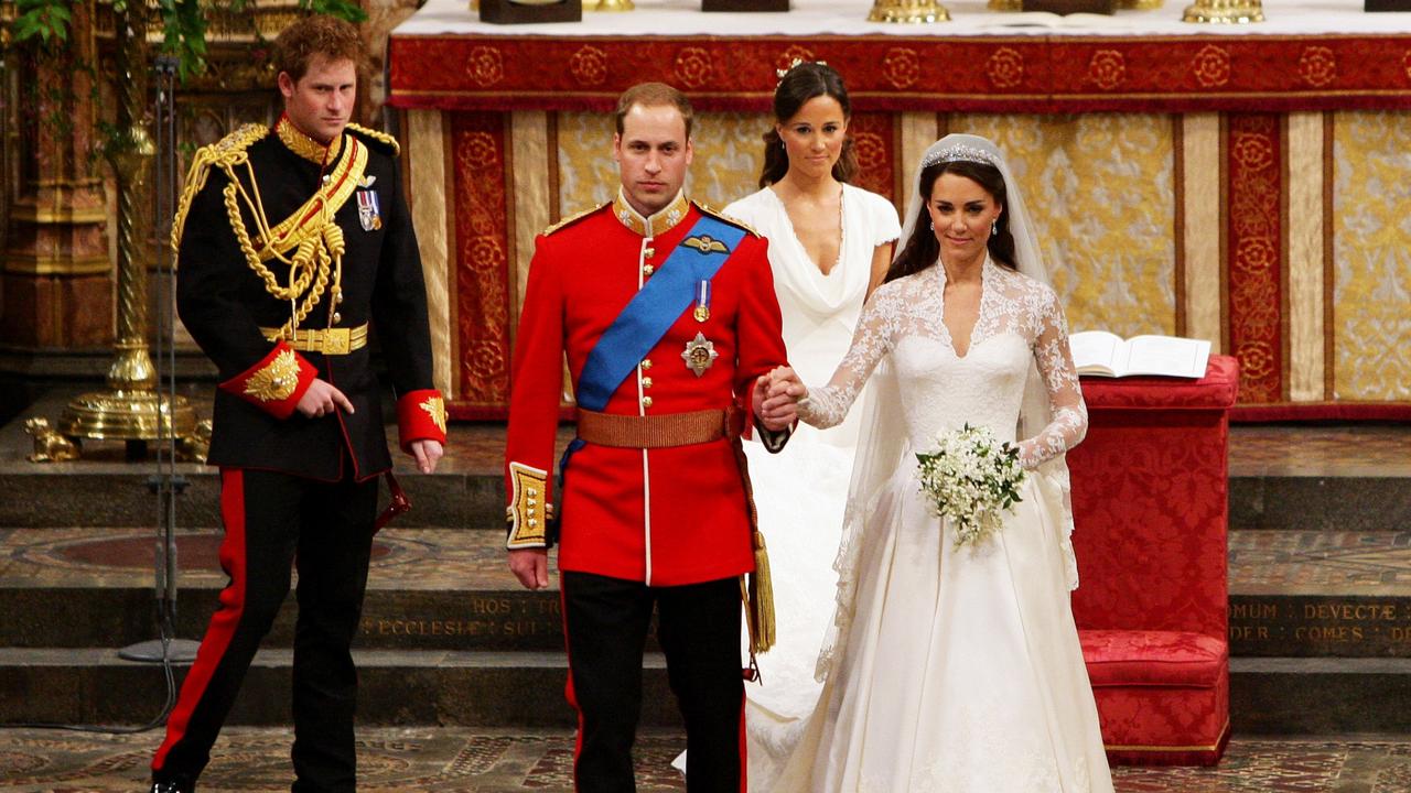 William and Kate during their 2011 wedding. Picture: AFP/WPA/Dave Thompson