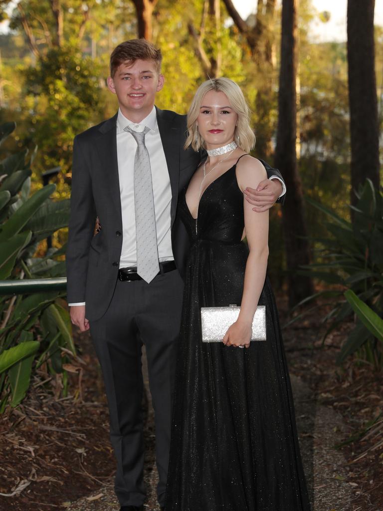 Tamborine Mountain College formal at Intercontinental Resort, Sanctuary Cove. Finn Richards and Gemma Middleton. Picture Glenn Hampson