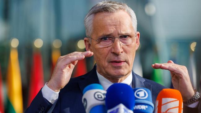 Jens Stoltenberg said Nato is closely monitoring Russia but there is no need to change nuclear posture for now. Picture: EPA/The Times