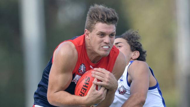 Billy Schilling starred with six goals. Picture: Chris Eastman/AAP