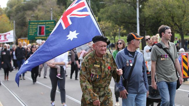 The Anzac Day parade has been given the go-ahead to proceed. File image