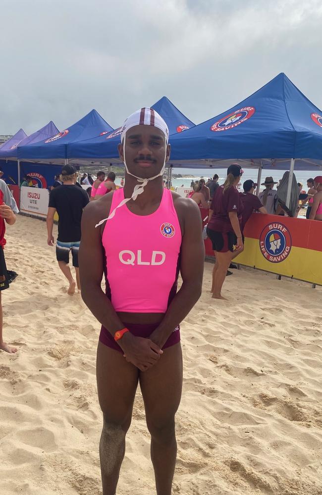 Forrest Beach Surf Lifesaving star beach sprinter Evandah Bann. Picture: Supplied