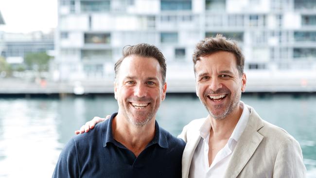 Slyp co-founders Paul Weingarth and Spiro Rokos say the RBA’s review into credit card surcharges has made the market ripe for disruption. Picture: Max Mason-Hubers.