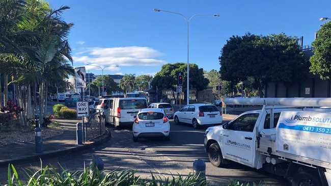 Border traffic at Tweed Heads.