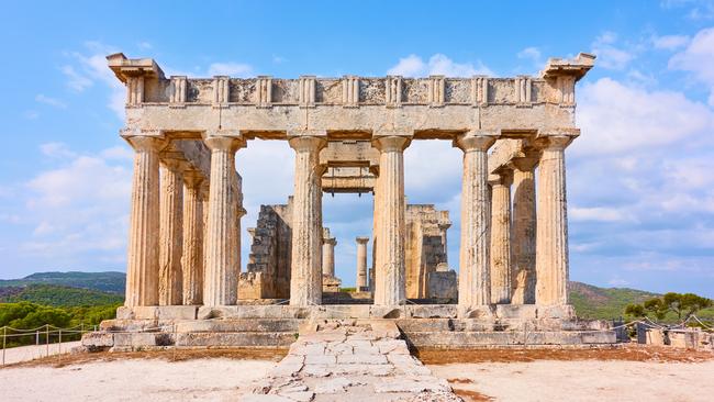 Temple of Aphaea on Aegina Island.