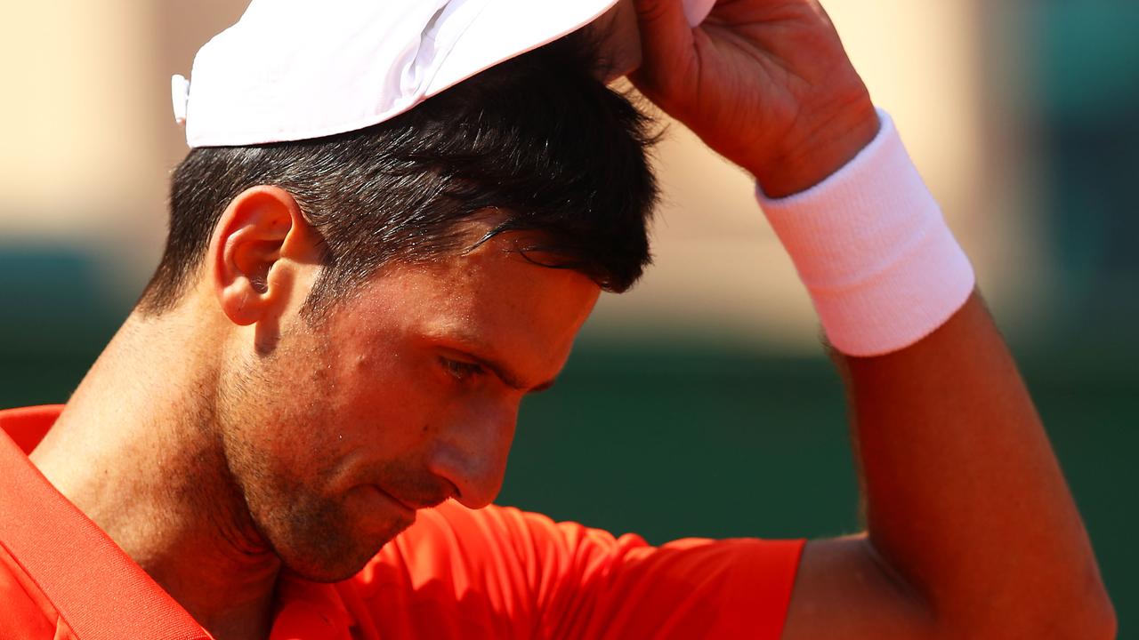Novak Djokovic crashes out. 