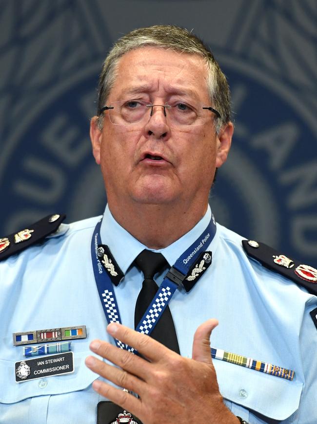 Queensland Police Commissioner Ian Stewart