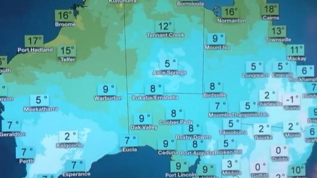 Wet and windy cold front forecast for Western Australia #WA while frosty mornings will be felt in the east.