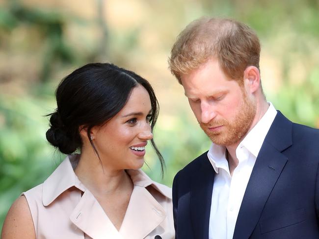 Meghan Markle and Prince Harry left the UK for North America in January. Picture: Getty Images