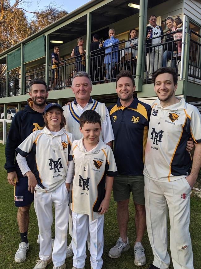 The Barker clan from Main Ridge: From left, Chris, Jack, Russell, Freddie, Travis and Alex.