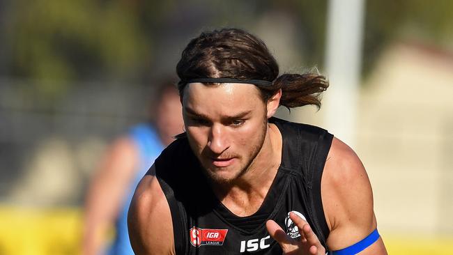 Former Port Adelaide SANFL gun Tom Gray had an impressive year at Port District. Picture: Tom Huntley