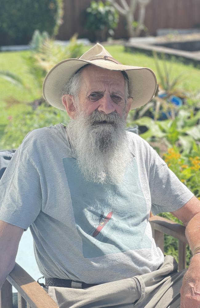 Warren "Wazza" Swadling at his home in North Mackay. Photo: Zoe Devenport