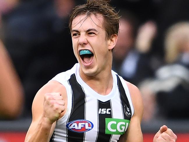 Callum Brown appears ready to take the next step for Collingwood.