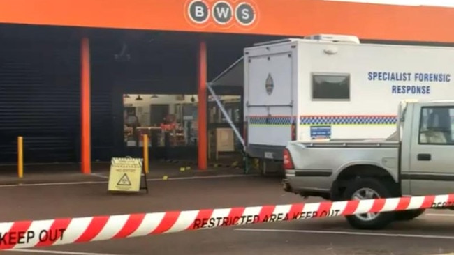 The BWS drive-through bottle shop at The Airport Tavern in Darwin where the 20-year-old was attacked. Picture: 7 NEWS.