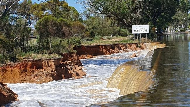 Hunter Rd near the Haythorpe Reserve at Mannum. Picture: SES