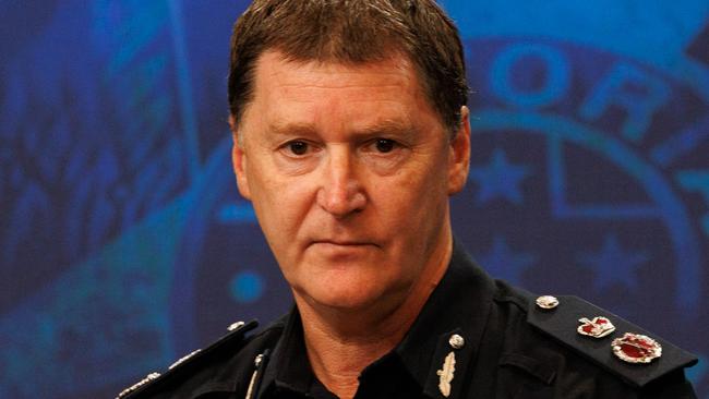 MELBOURNE, AUSTRALIA - NewsWire 12th October 2024. Pictured: Chief Commissioner Shane Patton:A Sergeant from People Development Command has been suspended  as part of a criminal investigation into allegations that she performed a Nazi salute on two occasions this week in front of colleagues at the Victoria Police Academy. Professional Standards Command are investigating the incidents which occurred on Tuesday and Wednesday this week while the female officer was on-duty. Picture: NewsWire / Nadir Kinani