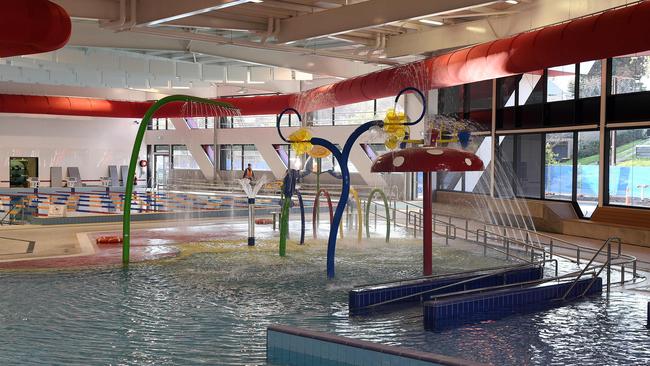 Dozens have been hurt in slip injuries in the ARC Campbelltown, including children cutting their feet in the learn-to-swim pool. Picture: Roger Wyman