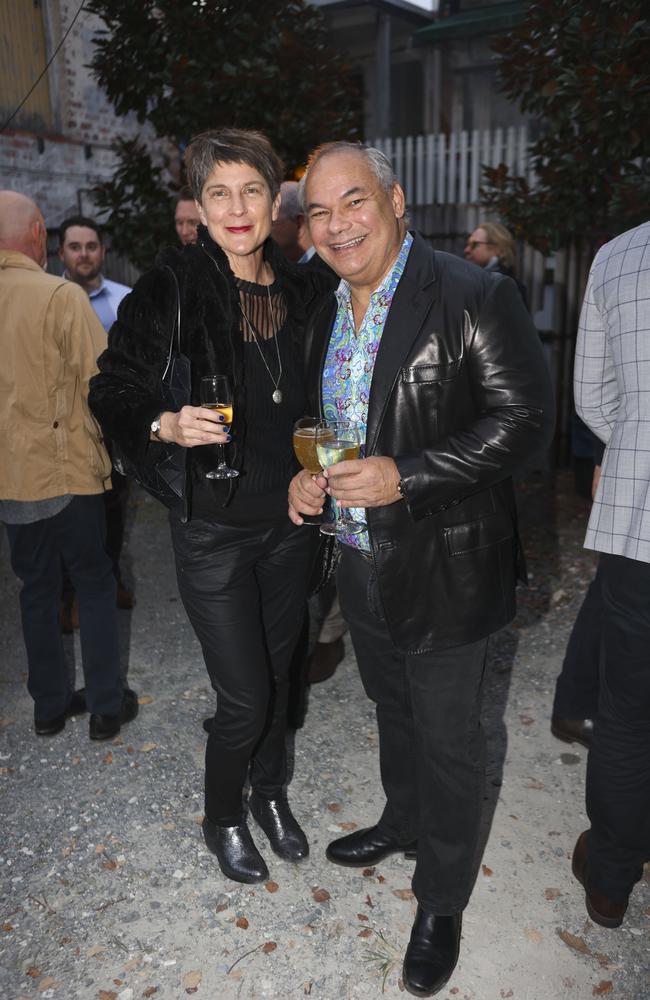 Rosie Dennis &amp; Mayor Tom Tate at Big City Lights. Picture: Supplied