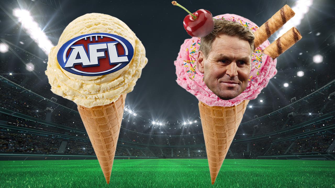Price: Vanilla, timid footy world needs colourful figures like Cornes