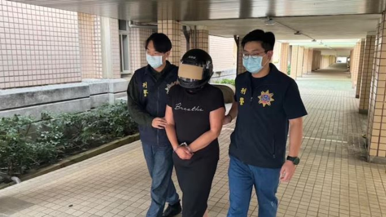 The 57-year-old was arrested at Taoyuan International Airport in December. Picture: Taiwan's Aviation Police