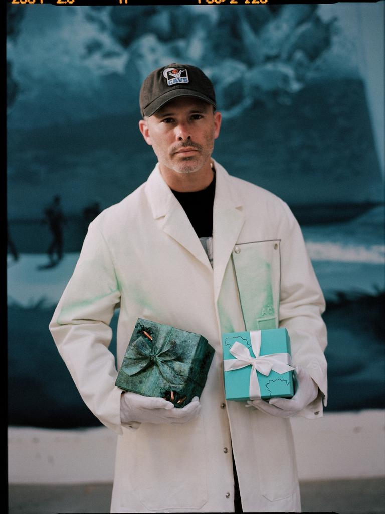 New York artist Daniel Arsham creates art out of Tiffany s iconic