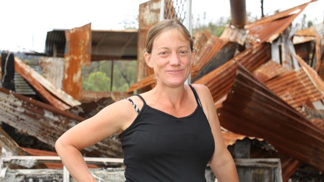 Nymboida bushfire recovery volunteer Georgia Foster Eyles helped residents in the aftermath of the 2019 bushfires. Picture: Toni Fuller